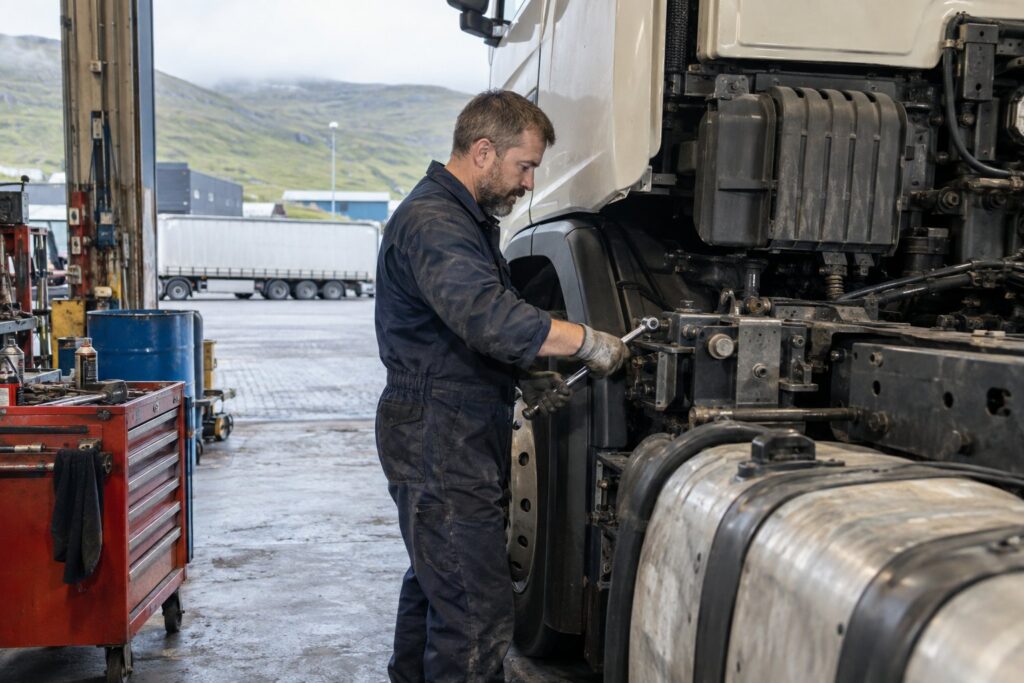 Mechanik samochodów ciężarowych Scania – Wyspy Owcze, Kollafjørður